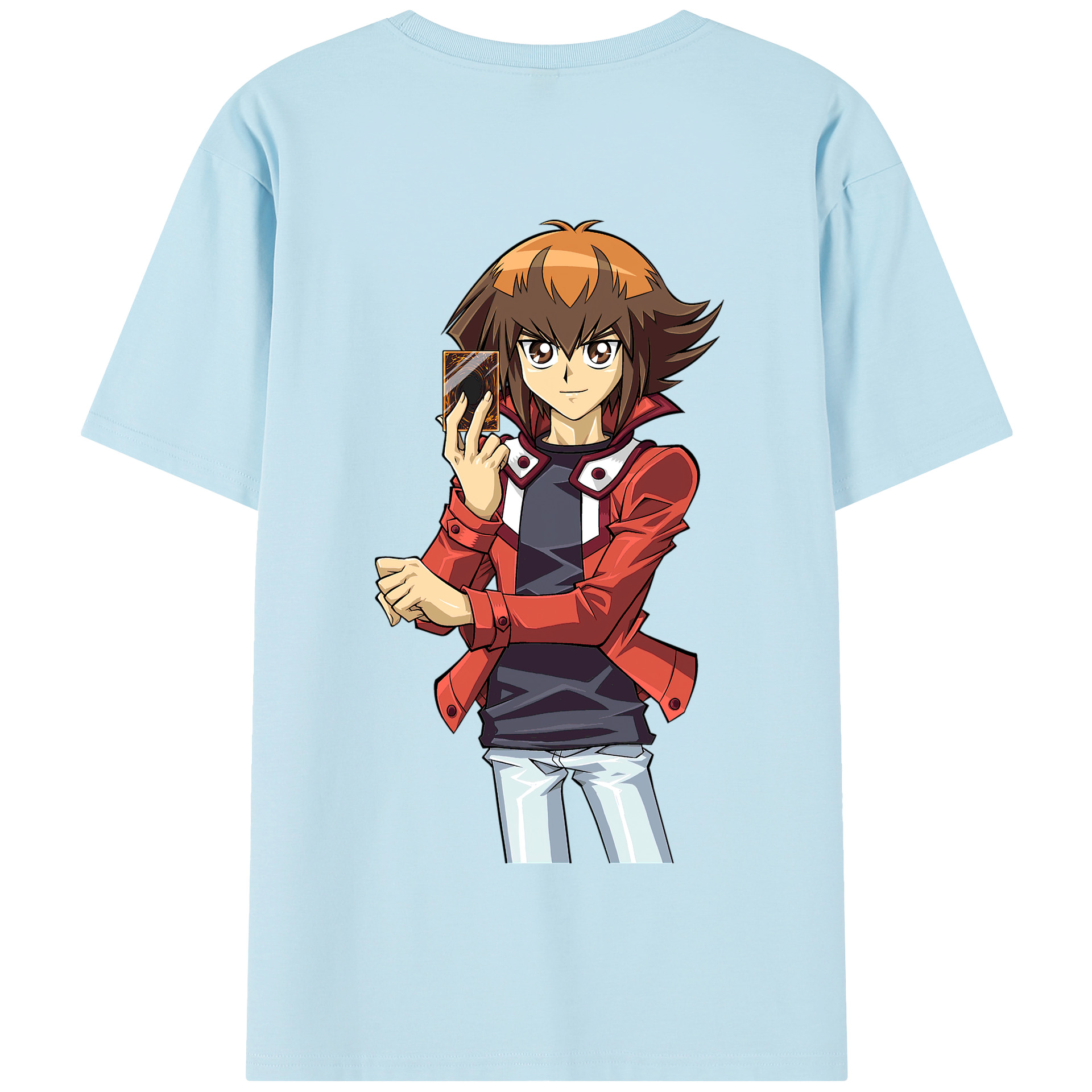 （画像用） 遊☆戯☆王 Yu-Gi-Oh! 綿100％半袖Tシャツ（背面プリント）
